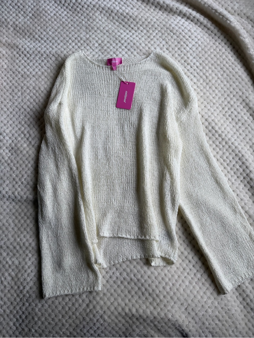 Edikted drop shoulder knit sweater